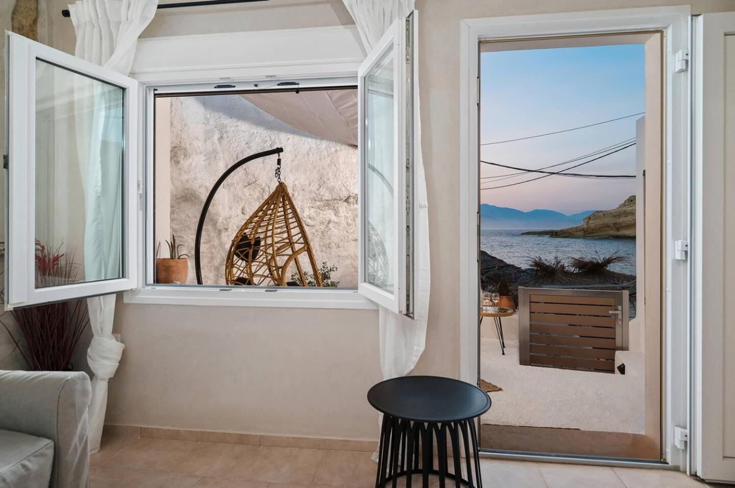Casa Grotta With Sea & Cave View Hotel Matala  Exterior photo